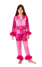 Load image into Gallery viewer, Family Matching Fur-Trim Pajama Set
