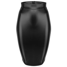Load image into Gallery viewer, Bandage Leather Pencil Skirt
