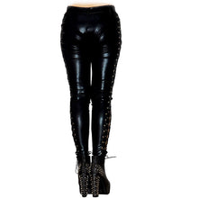 Load image into Gallery viewer, Lace Up Leather Leggings - Modern Baby Las Vegas 
