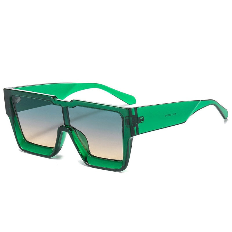 Oversized Retro Square Sunglasses