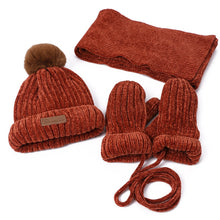 Load image into Gallery viewer, chenille hat set- modern baby las vegas
