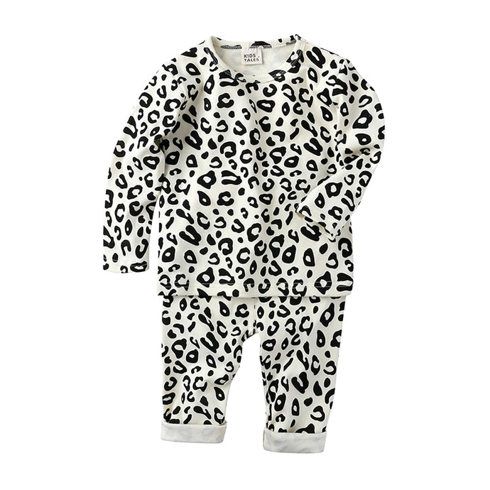 Leopard print pajama set- Modern Baby Las Vegas