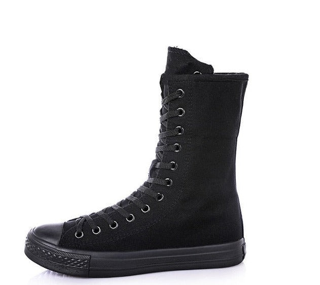 High-Top Canvas Sneaker Boots - Modern Baby Las Vegas 