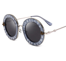 Load image into Gallery viewer, Retro Round Letter Frame Sunglasses - Modern Baby Las Vegas 

