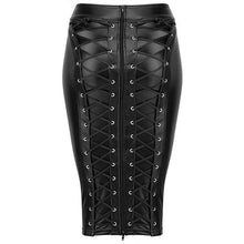 Load image into Gallery viewer, Bandage Leather Pencil Skirt | Modern Baby Las Vegas
