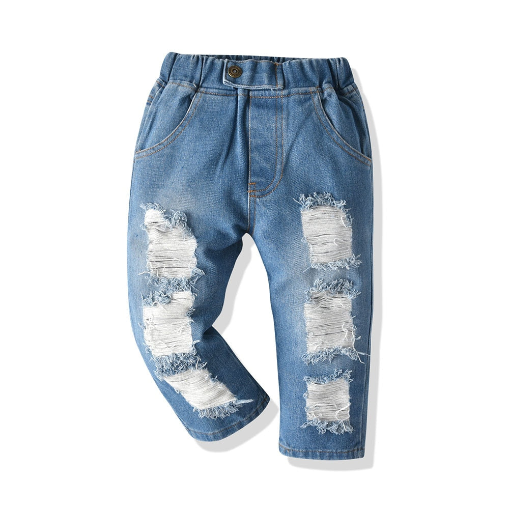 distressed denim jeans- modern baby las vegas