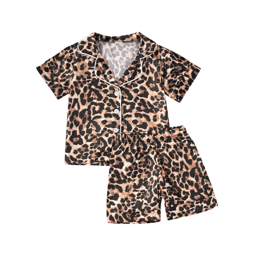 leopard pajama set