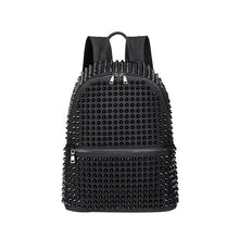Load image into Gallery viewer, Black Studded Backpack-Modern Baby Las Vegas
