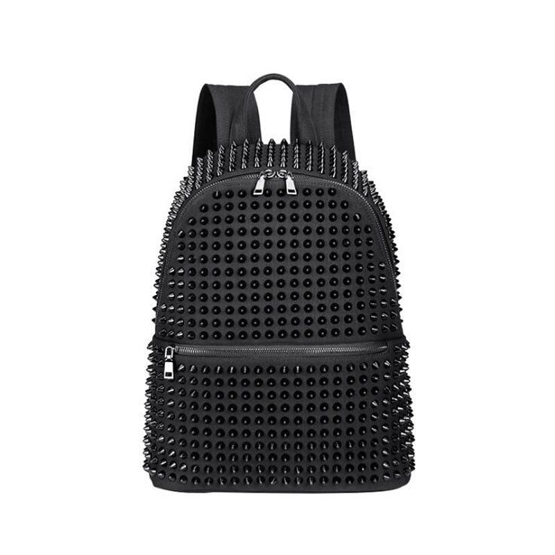 Black Studded Backpack-Modern Baby Las Vegas