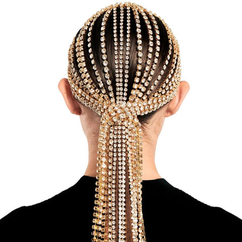 Rhinestone Drip Hair Tassel-Modern Baby Las Vegas