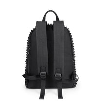Load image into Gallery viewer, blacl studded backpack- modern baby las vegas
