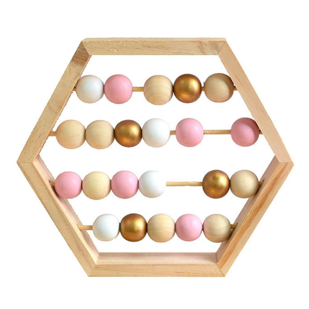 Wooden Beaded Learning Toy