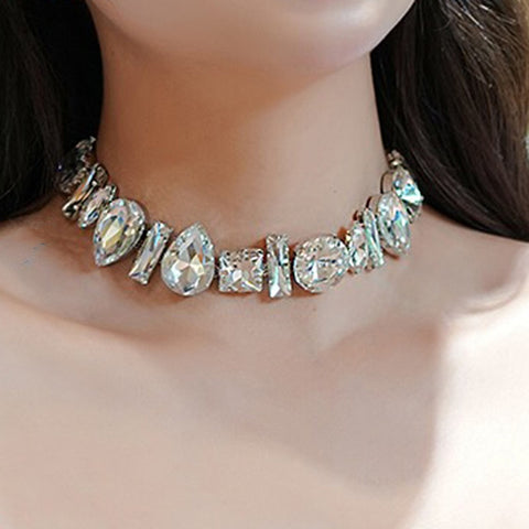 Crystal Choker Necklace-Modern Baby Las Vegas