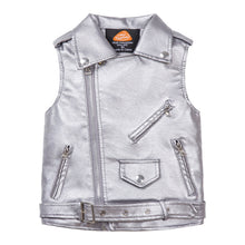 Load image into Gallery viewer, Zipper Leather Vest
