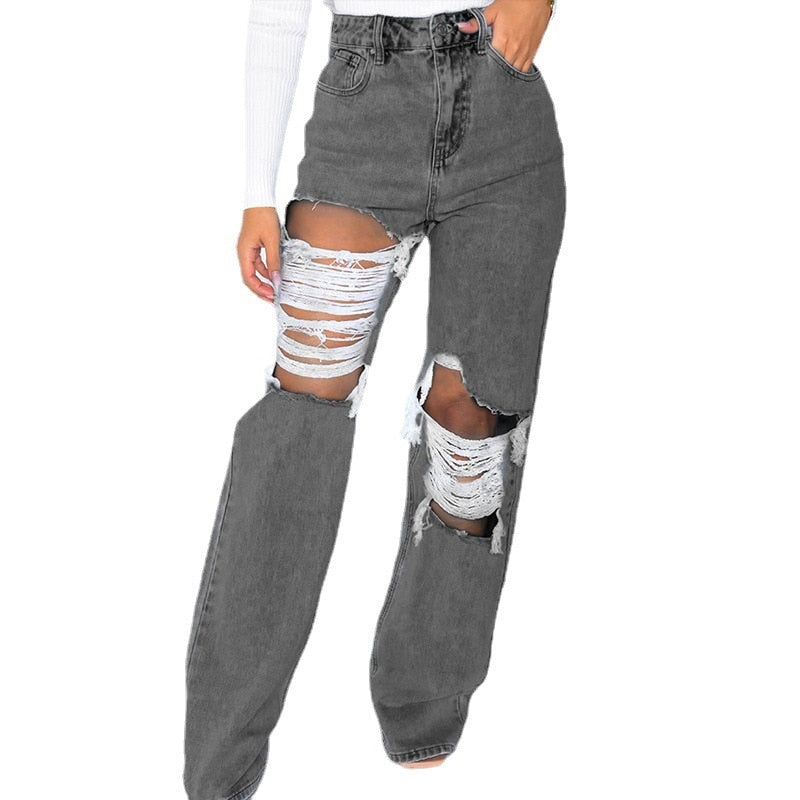 Vintage Baggy Ripped Jeans