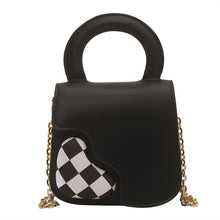 Load image into Gallery viewer, patch heart chain crossbody bag
