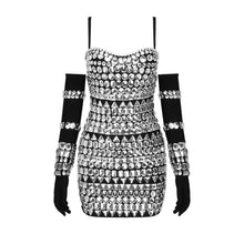 Load image into Gallery viewer, Diamond Mini Dress Set- Modern Baby Las Vegas
