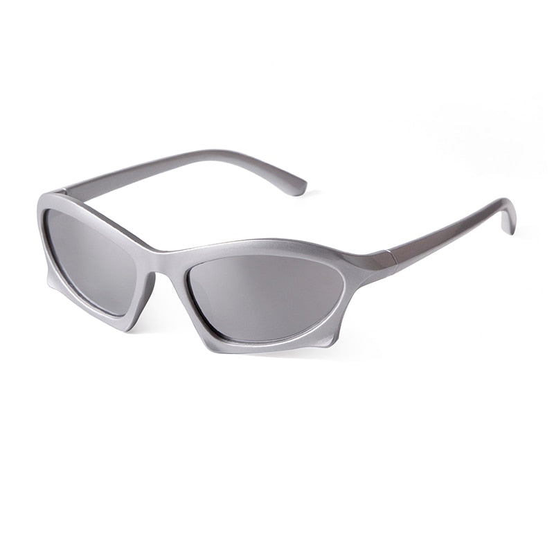 Futuristic Silver Mirrored Sunglasses - Modern Baby Las Vegas 