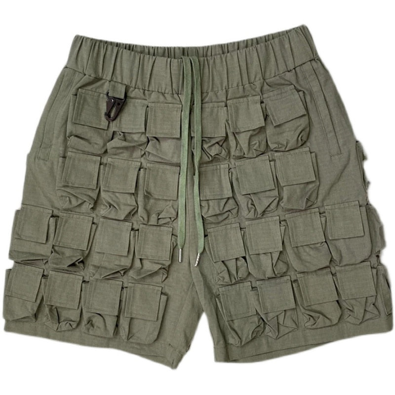 Textured Tactical Shorts