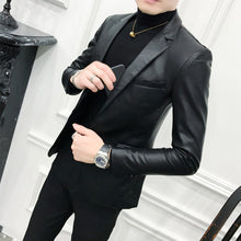 Load image into Gallery viewer, Gentleman Leather Blazer - Modern Baby Las Vegas 
