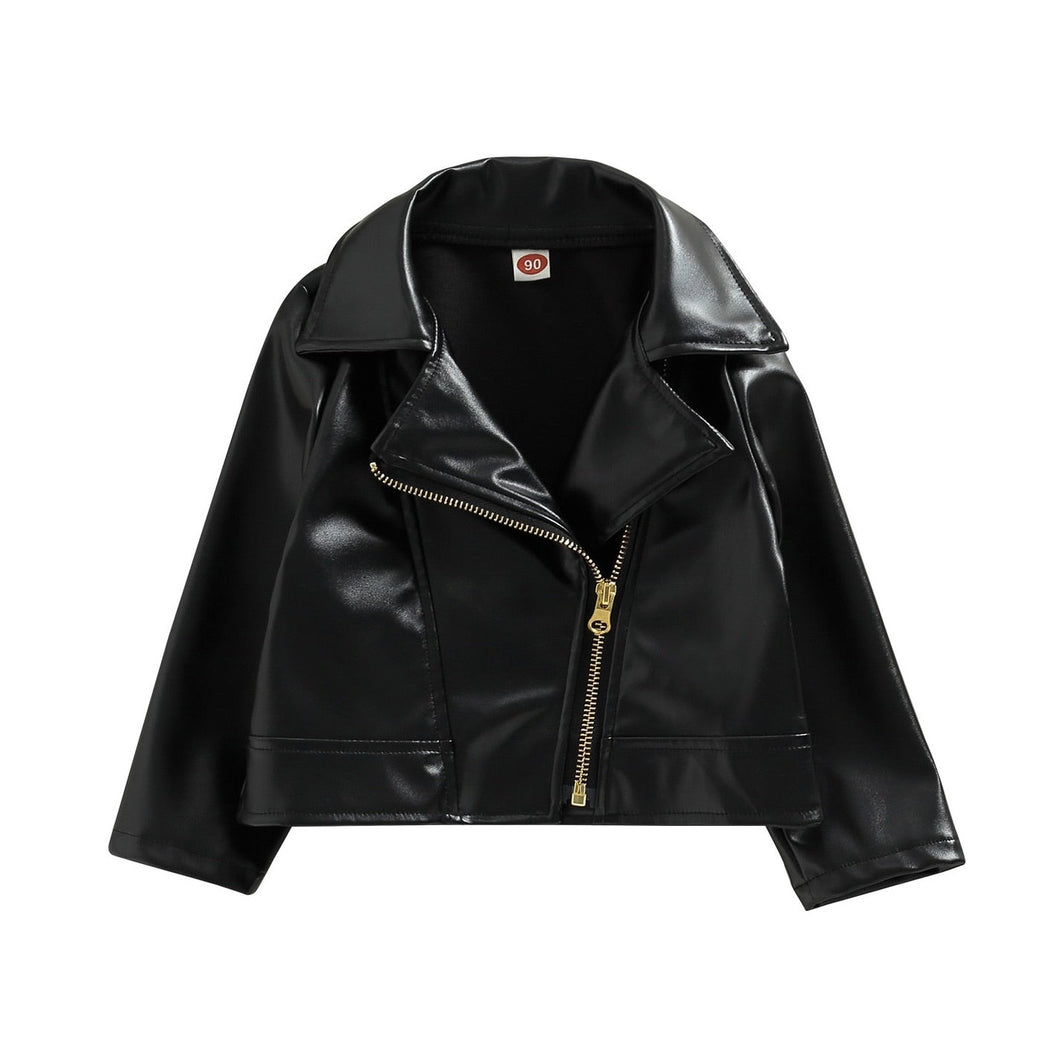 Leather Zipper Jacket | Modern Baby Las Vegas