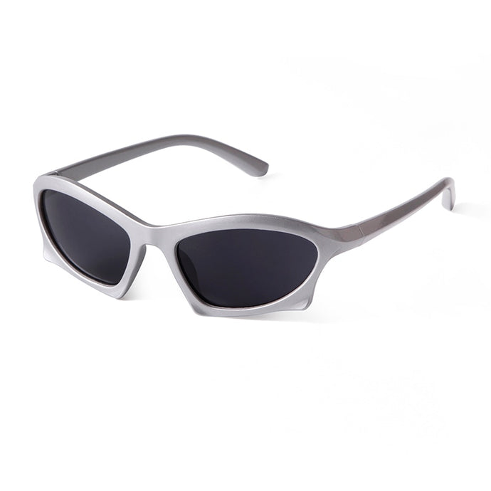 Futuristic Silver Mirrored Sunglasses - Modern Baby Las Vegas 