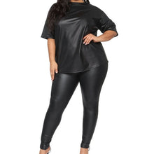 Load image into Gallery viewer, leather pant set- modern baby las vegas
