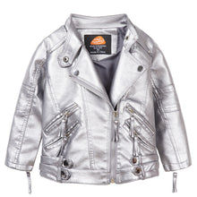 Load image into Gallery viewer, Thick Double Zipper Leather Jacket
