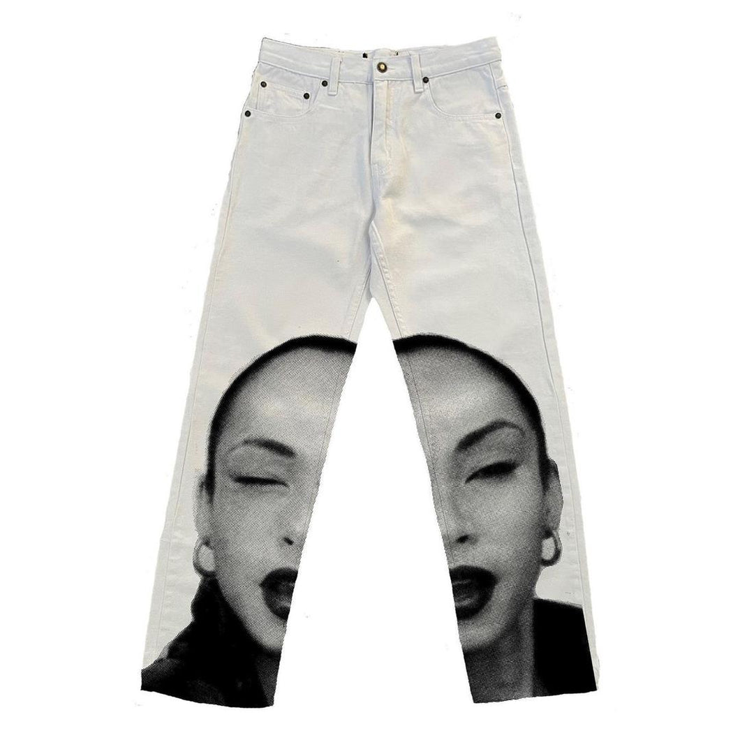 Portrait Embroidered Jeans- Modern Baby Las Vegas