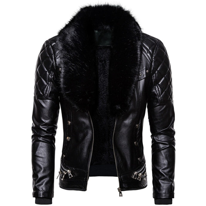 leather motorcycle bomber jacket - modern baby las vegas