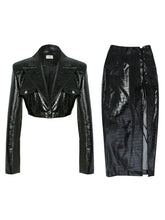 Load image into Gallery viewer, Leather Croc Print Set - Modern Baby Las Vegas 
