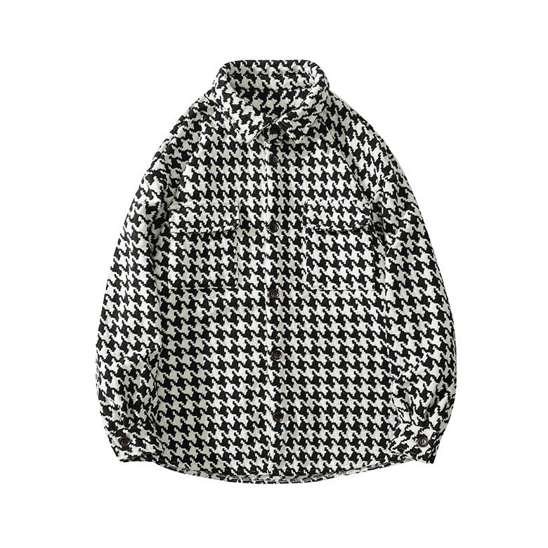 Thick Houndstooth Top