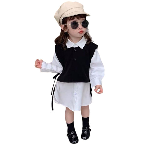 Shirt Dress Vest Set-Modern Baby Las Vegas
