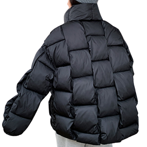 Weaved Puffer Coat-Modern Baby Las Vegas