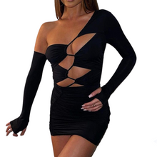 Load image into Gallery viewer, Hollow Out  Bandage Mini Dress - Modern Baby Las Vegas 
