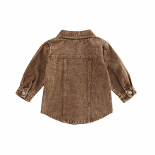 Load image into Gallery viewer, Brown Denim Button Top - Modern Baby Las Vegas 
