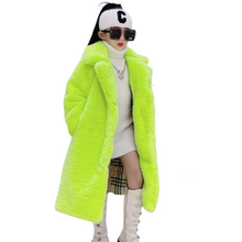 Load image into Gallery viewer, Long Faux Fur + Plaid Lined Coat - Modern Baby Las Vegas 
