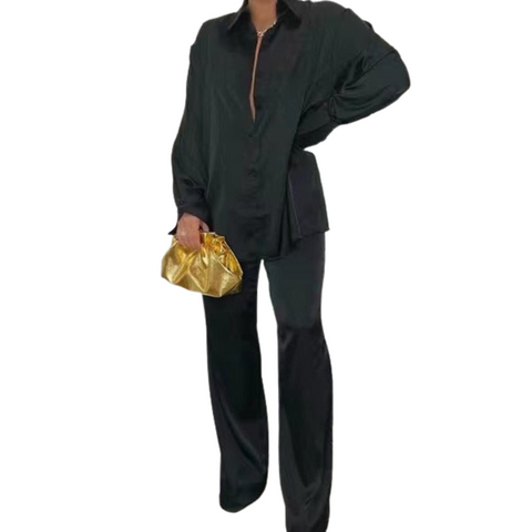 Satin Button Set-Modern Baby Las Vegas