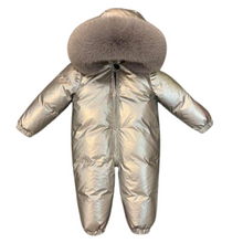 Load image into Gallery viewer, Padded Fur Hooded Snowsuit Collection - Modern Baby Las Vegas 
