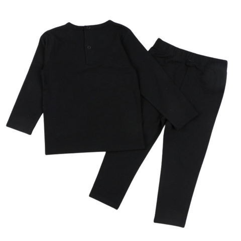 Patch Plaid Pocket Pajama Set-Modern Baby Las Vegas