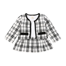 Load image into Gallery viewer, Plaid Jacket + Skirt Set - Modern Baby Las Vegas 
