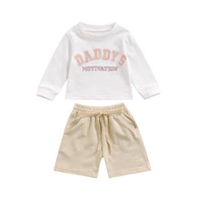 Load image into Gallery viewer, Motivation Sweatshirt + Short Set - Modern Baby Las Vegas 
