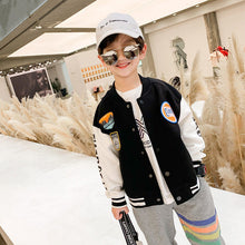 Load image into Gallery viewer, Patchwork Baseball Jacket - Modern Baby Las Vegas 
