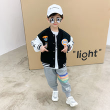 Load image into Gallery viewer, Patchwork Baseball Jacket - Modern Baby Las Vegas 
