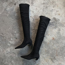 Load image into Gallery viewer, Over The Knee Suede + Leather Boots - Modern Baby Las Vegas 
